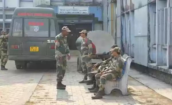 सिलीगुड़ी पहुंची केंद्रीय बल की एक कंपनी	