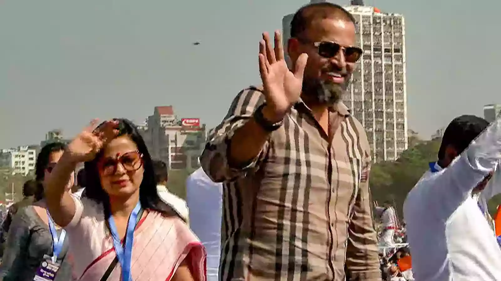 Cricketer Yusuf Pathan makes political debut in Baharampur campaign