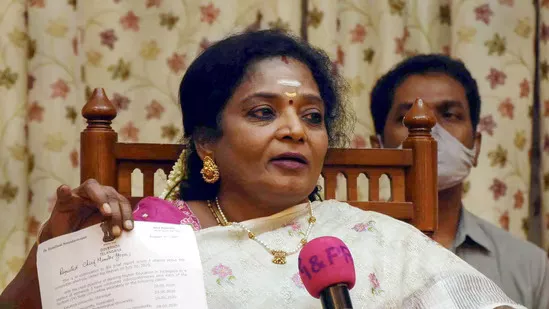  Ex-Telangana Governor Tamilisai Soundararajan set to contest LS poll from Chennai South