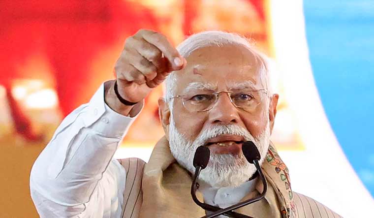 Modi in Cooch Behar talks about Sandeskhali, Garibi Hatao & Central Scheme implementation