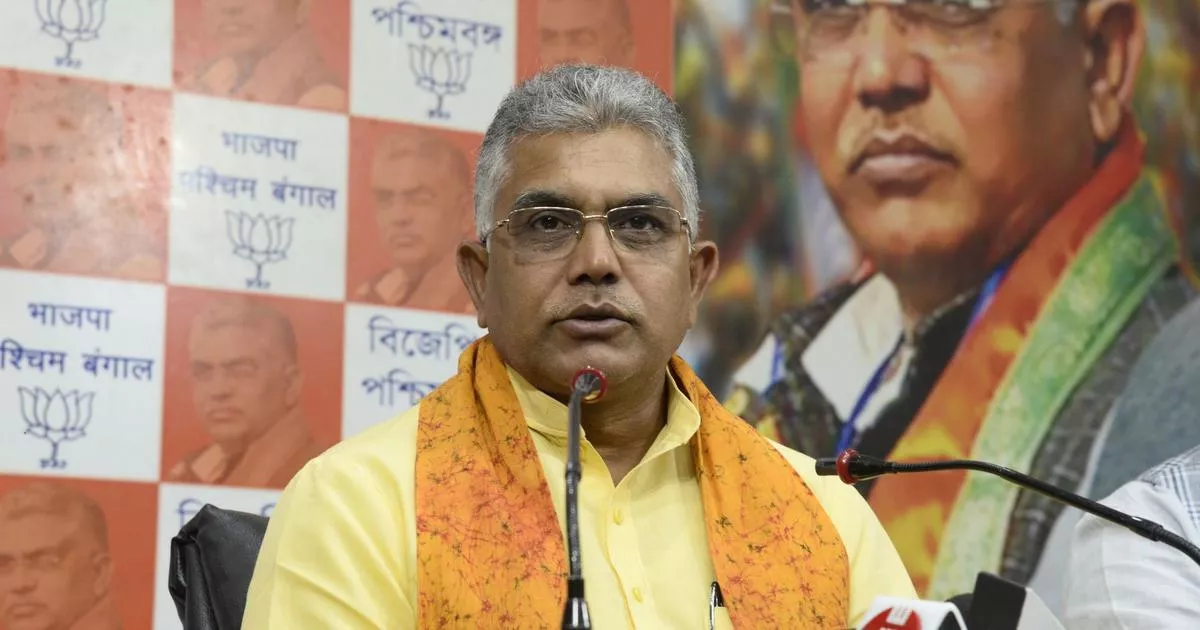 संदेशखाली मामले में दिलीप घोष ने ममता सरकार पर बोला हमला