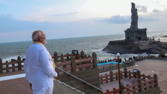 PM Modi begins 45-hour meditation at Kanyakumari's Vivekananda Rock Memorial