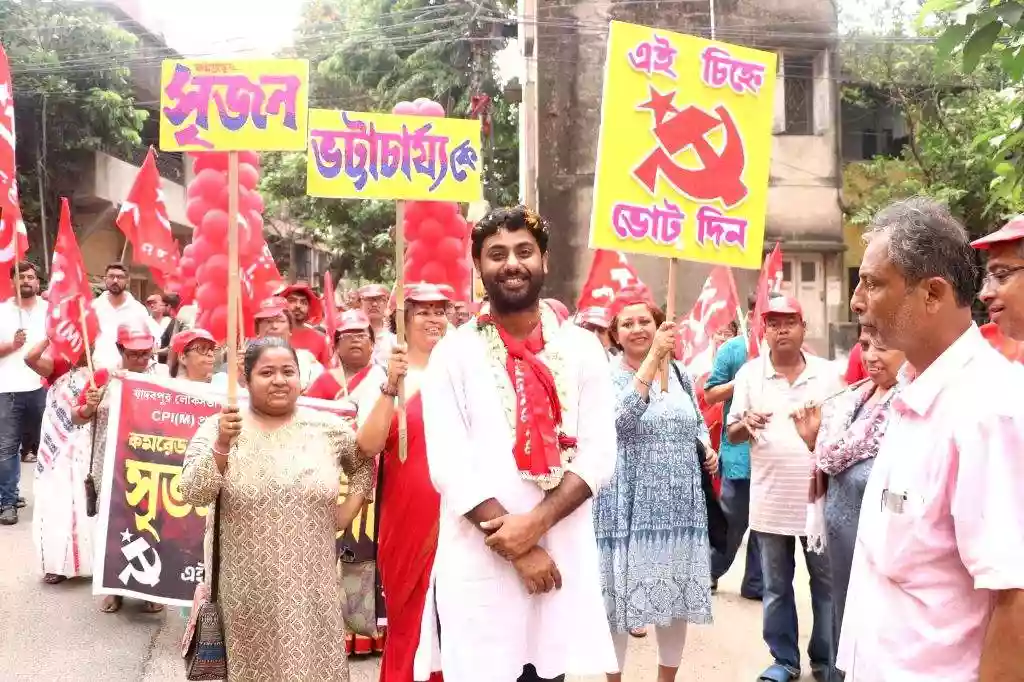 CPM party office vandalised amid polls in Ganguly Bagan, Srijan Bhattacharya reaches on spot
