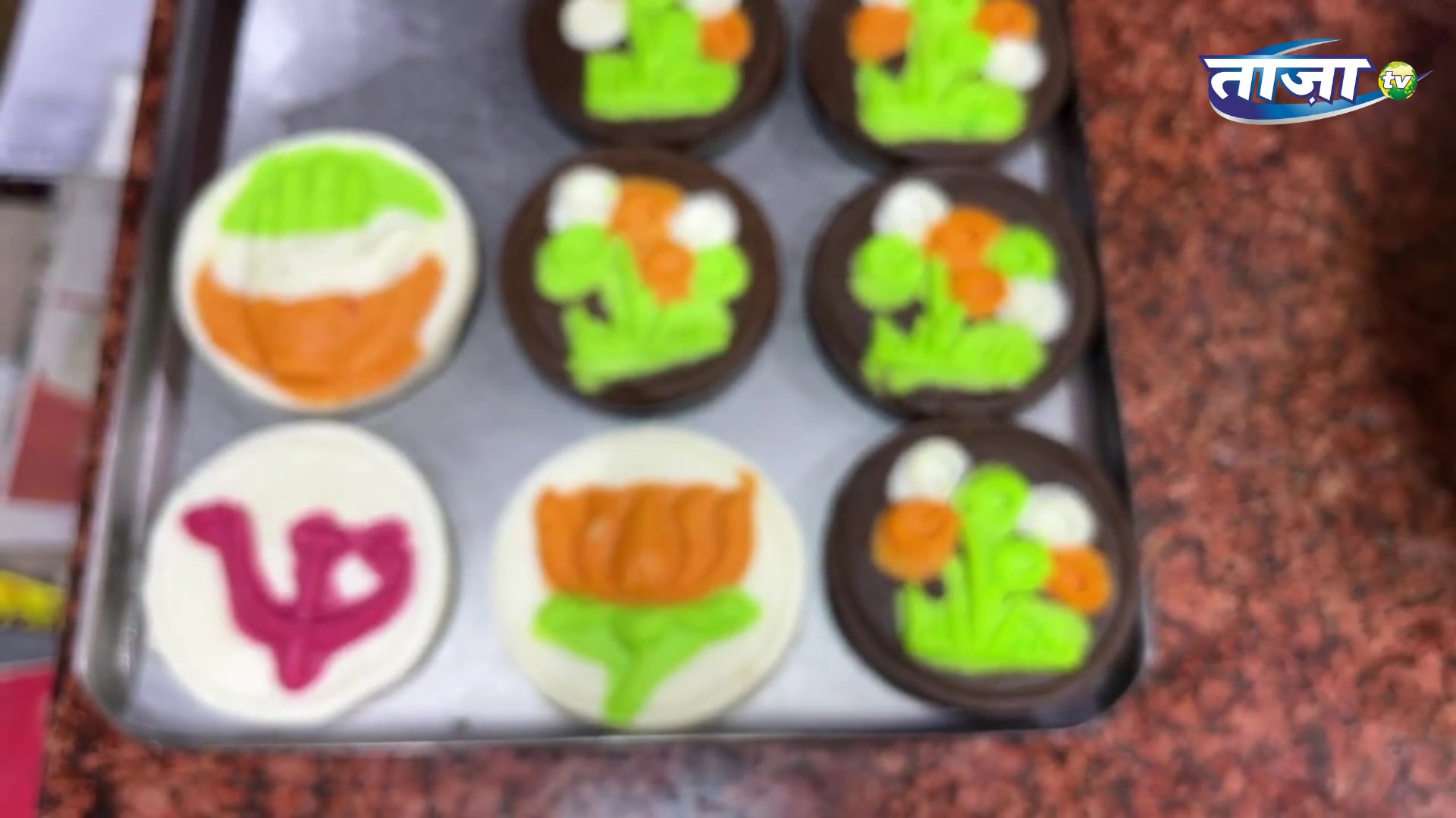 Kolkata shop sees surge in TMC, BJP symbol mithai before counting day