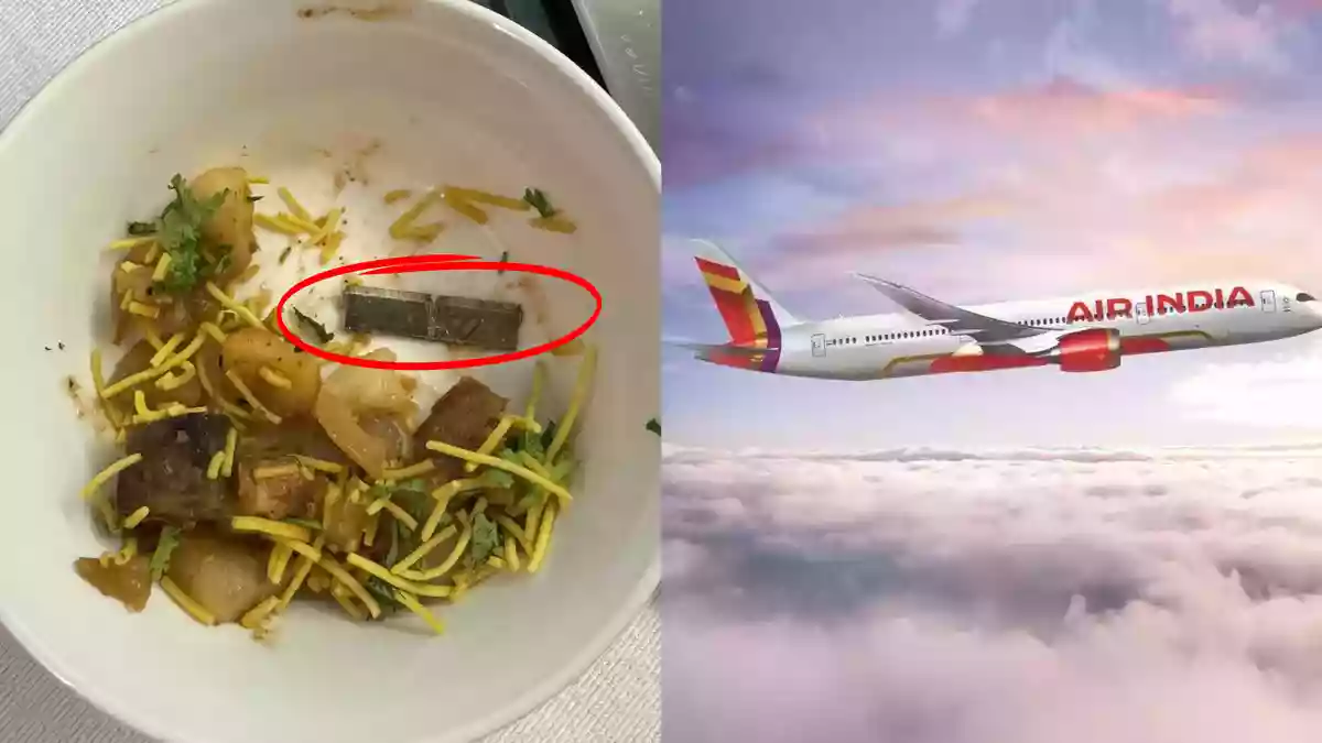 Air India under fire after passenger finds blade in food