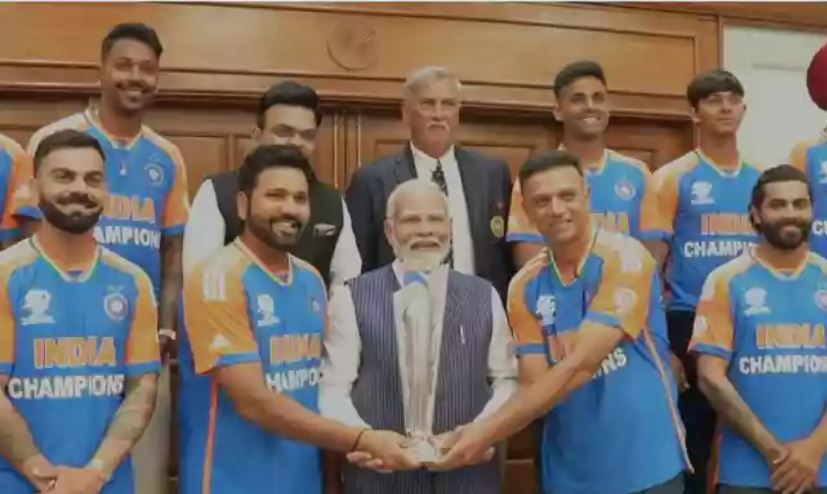टीम इंडिया स्वदेश लौटी: खिलाडियों  ने प्रधानमंत्री नरेंद्र मोदी से मुलाकात की