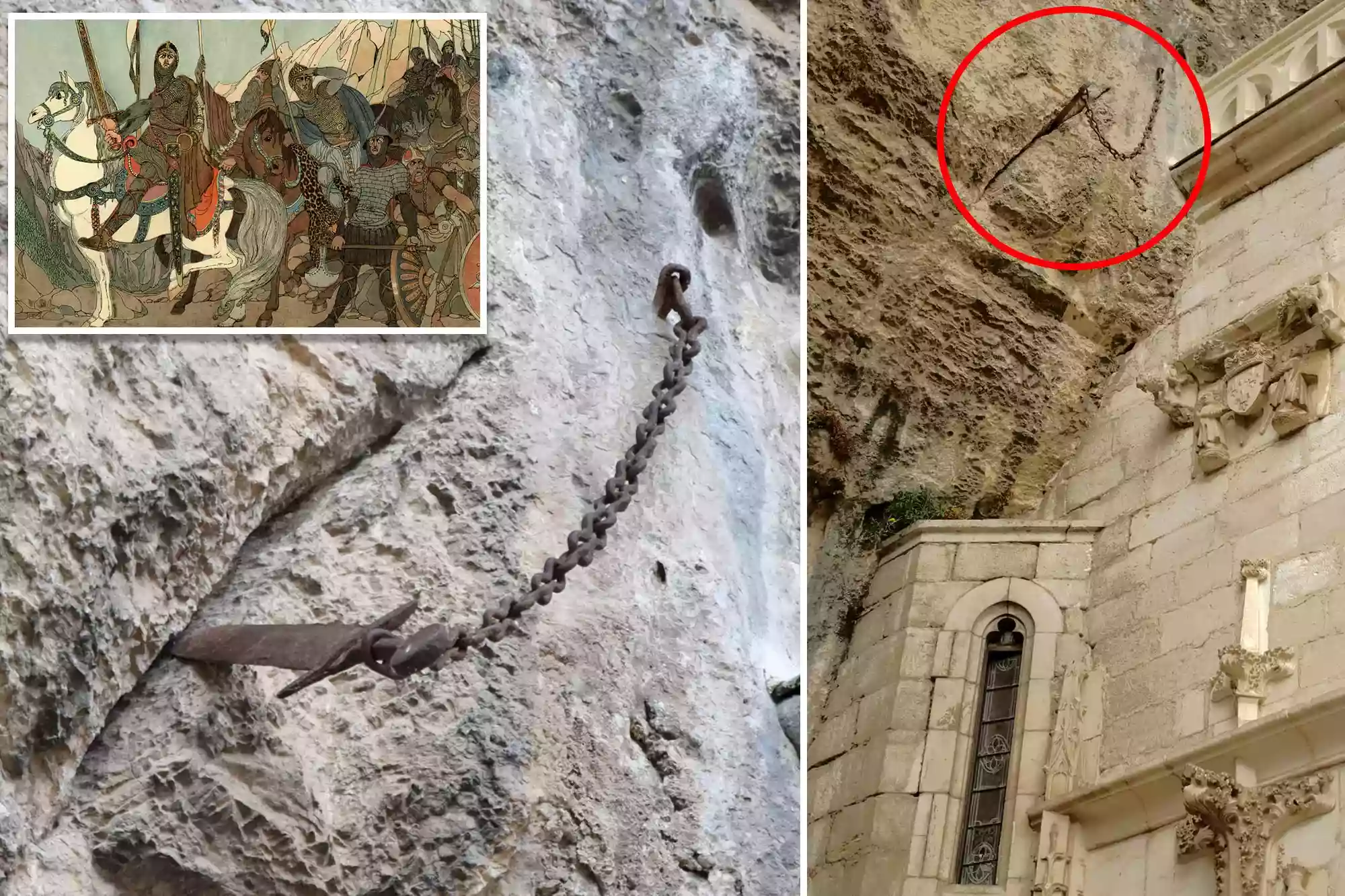 Legendary 'Excalibur' sword embedded in rock for 1,300 years vanishes mysteriously in France