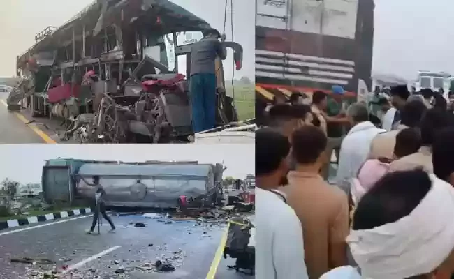 UP के उन्नाव में सड़क हादसा, 18 की मौत