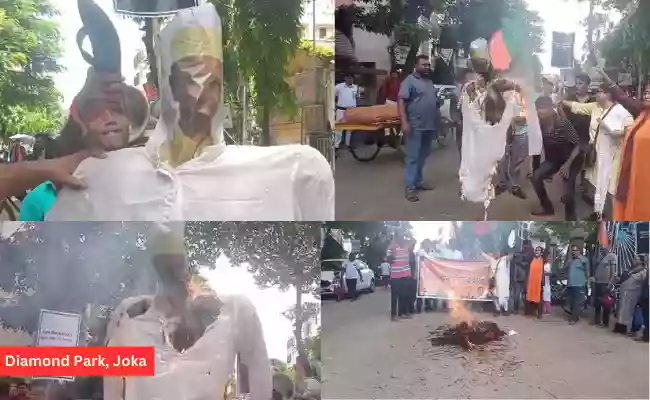 BJP demands Firhad's resignation over 'conversion of non-muslim' remarks, burn his effigy