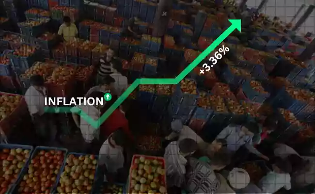 थोक महंगाई दर जून में बढ़कर 3.36 फीसदी पर पहुंची