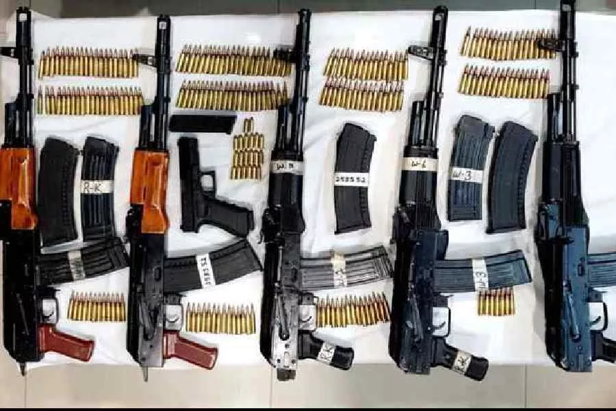 Patna resident arrested as police seize live ammunition and explosives