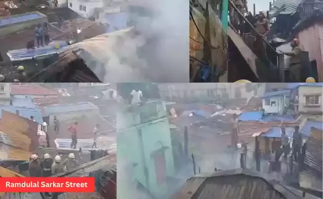मानिकतला के पास आग लगने से झुग्गी झोपड़ी जलकर खाक, एक घायल