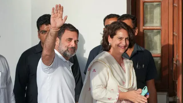 राहुल को मिला नया बंगला, प्रियंका देखने पहुंचीं