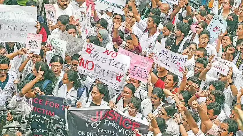 आरजी कर मेडिकल कॉलेज में हड़ताल जारी, गुरुवार को सीबीआई रिपोर्ट के बाद होगा फैसला