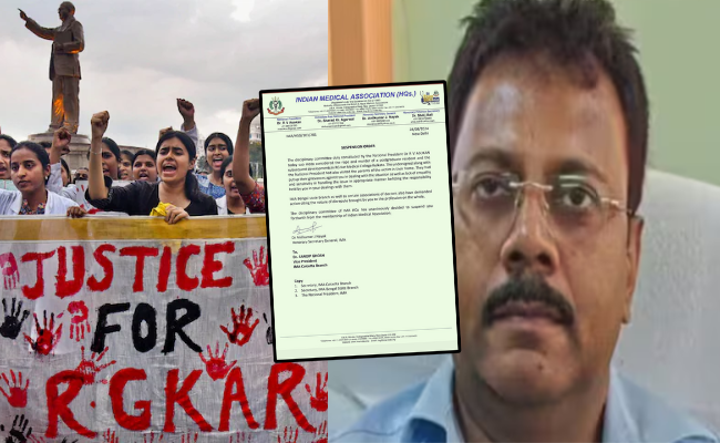 IMA suspends Sandip Ghosh over RG Kar rape and murder case