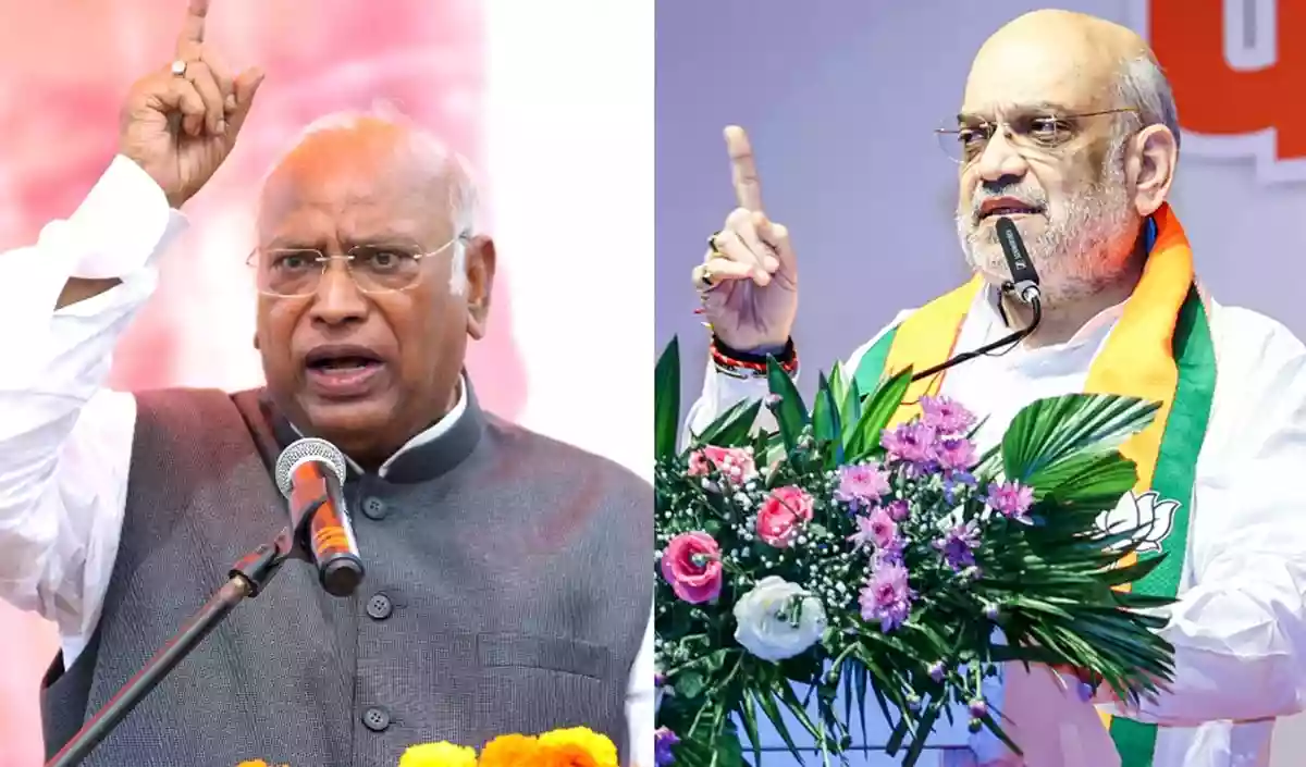 खड़गे की प्रधानमंत्री मोदी पर टिप्पणी से नाराज अमित शाह बोले, नफरत से हैं कांग्रेसी