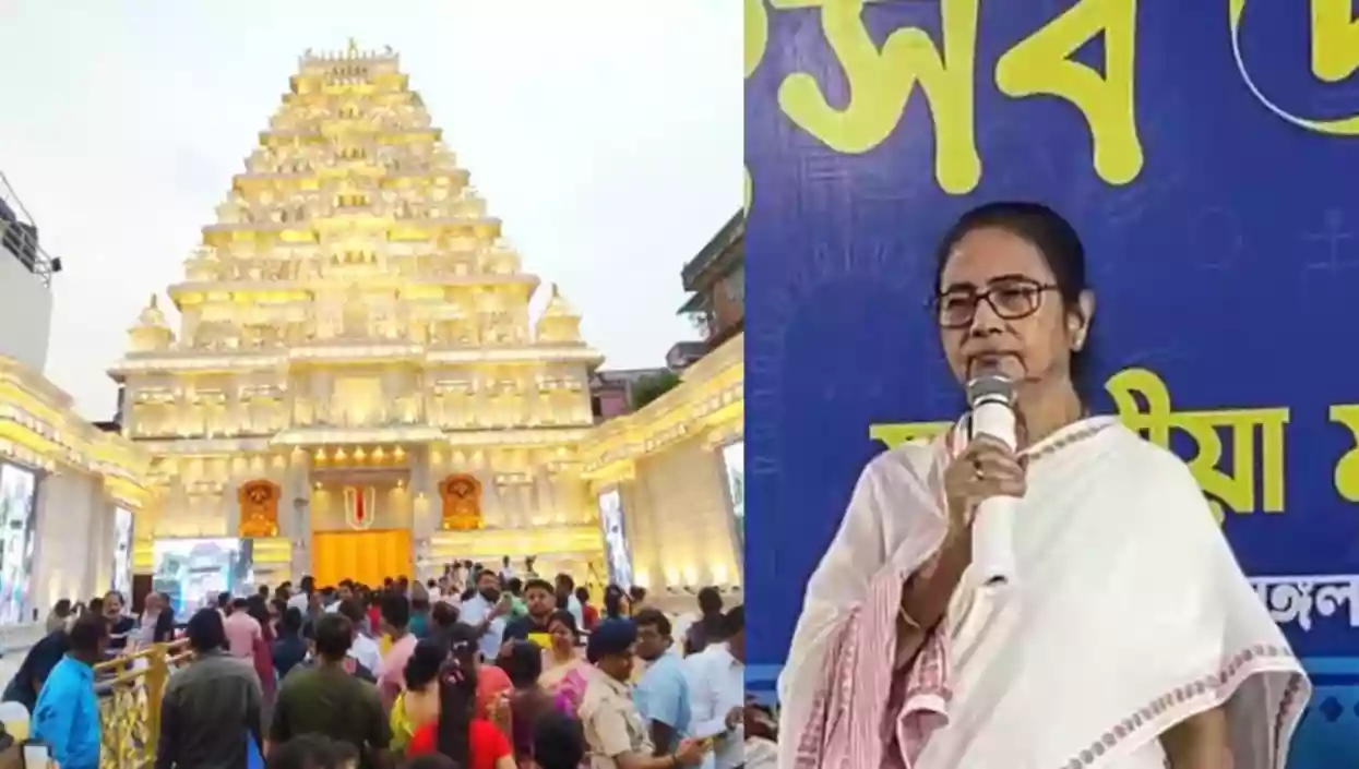 CM Mamata starts Puja festivities without formal inauguration of Pandal