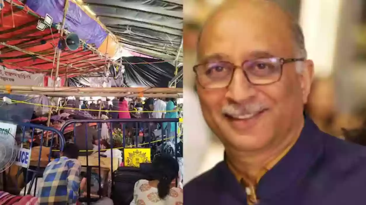 Chief Secretary Manoj Pant visits junior doctors hunger strike amid unmet demands