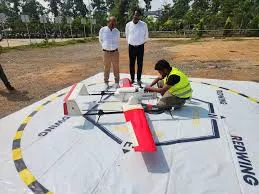 छत्तीसगढ़ के नक्सल प्रभावित क्षेत्र में पायलट प्रोजेक्ट के तौर पर ड्रोन से भेजी गई दवाई