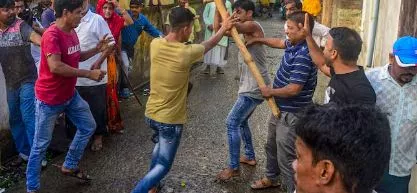  तृणमूल कार्यालय में आगजनी के आरोप,  इलाके में तनाव 