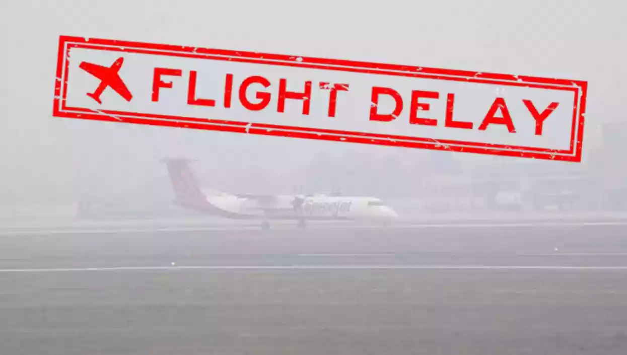 Over 300 flights delayed at Delhi Airport due to heavy smog , AQI hits ‘severe’