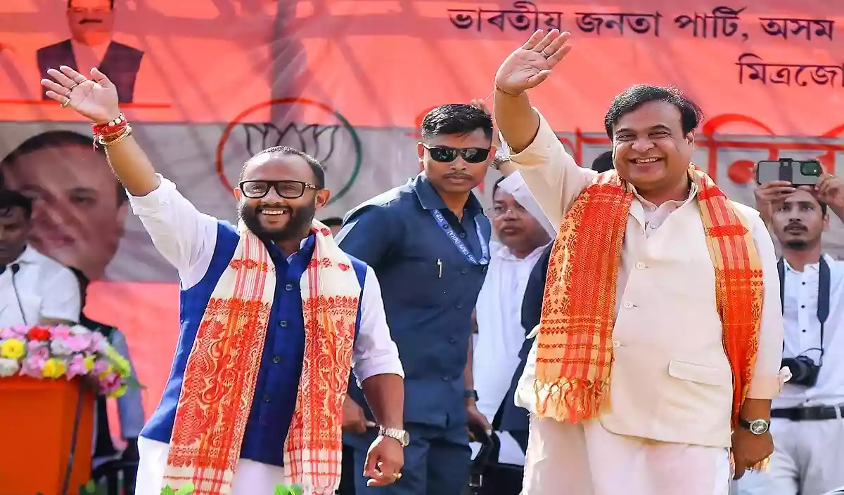  असम की सभी पांच विधानसभा सीटों पर एनडीए विजयी