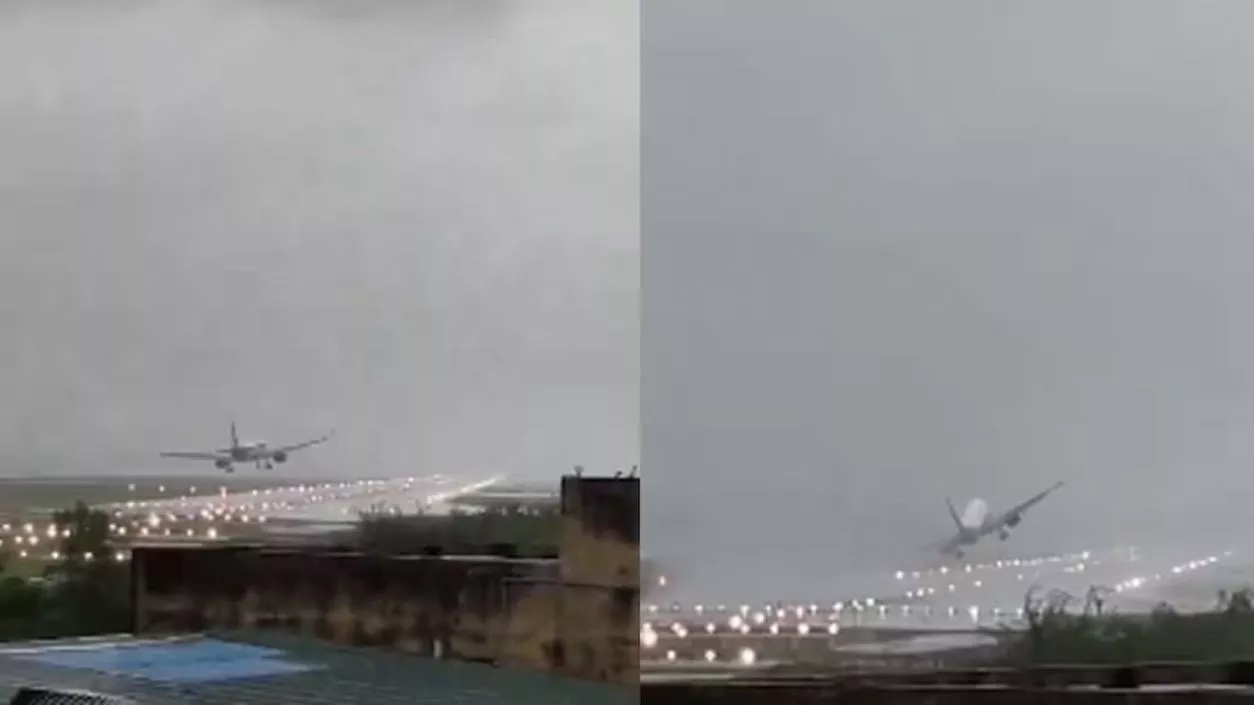 IndiGo flight faces close call, aborts landing amid cyclone at Chennai Airport | Watch