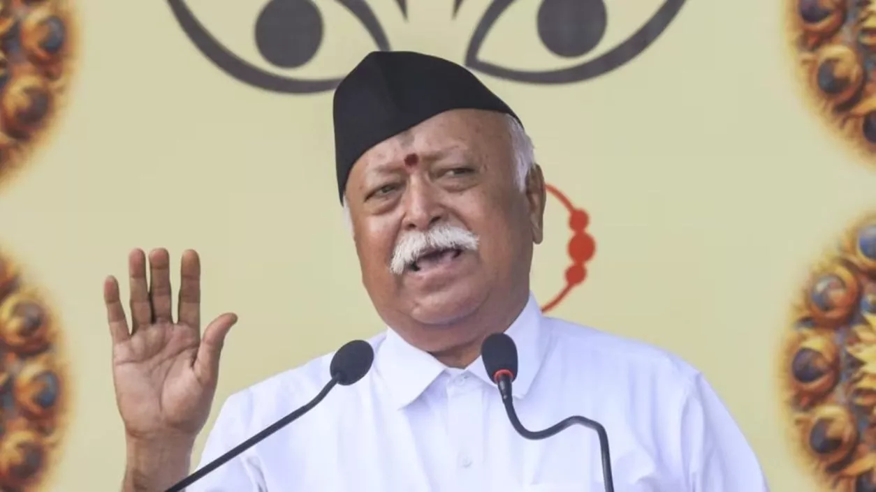 RSS chief Mohan Bhagwat warns society will collapse if population growth falls below 2.1