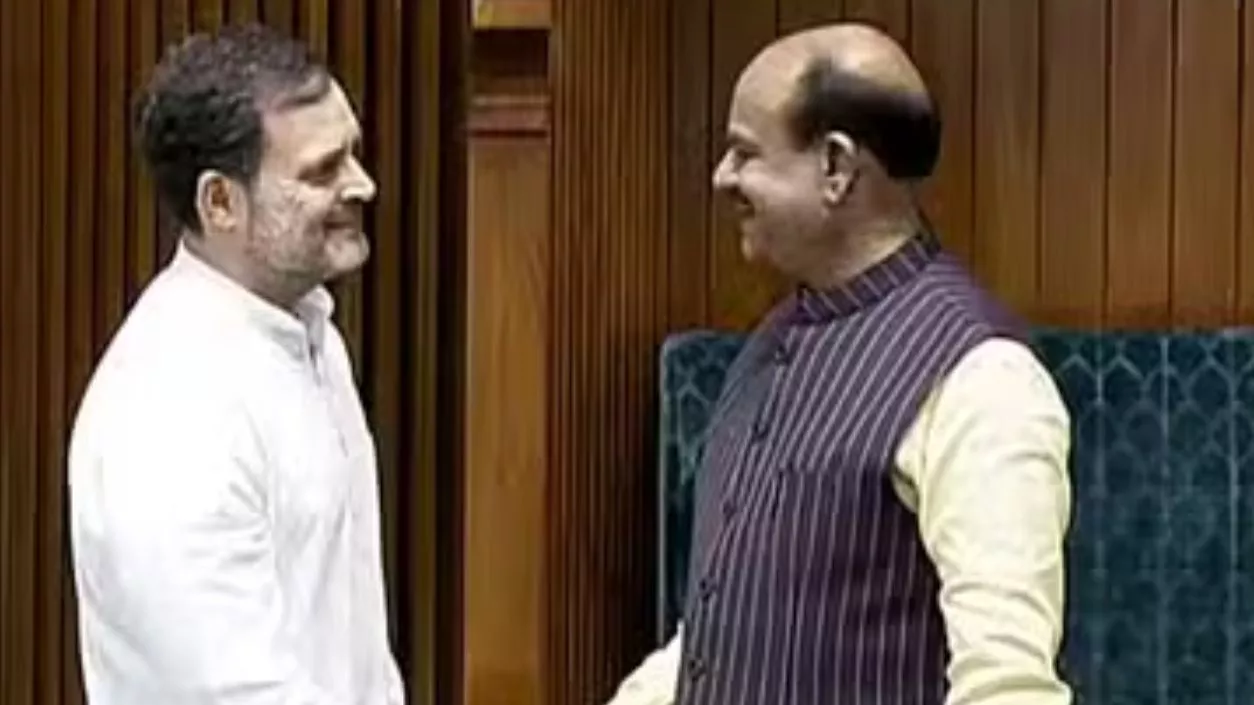 Rahul Gandhi meets Speaker Om Birla, demands expunging of derogatory remarks in Lok Sabha