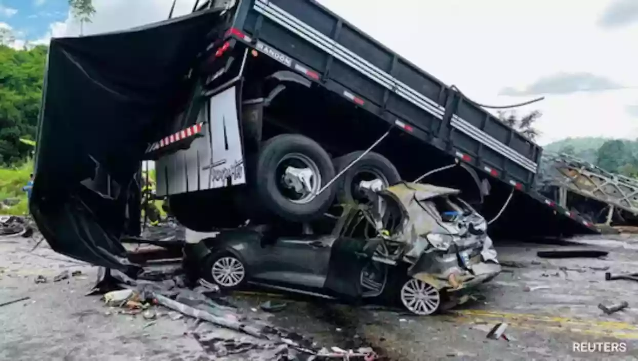 Bus-Lorry collision in Brazil leaves 38 dead, several injured