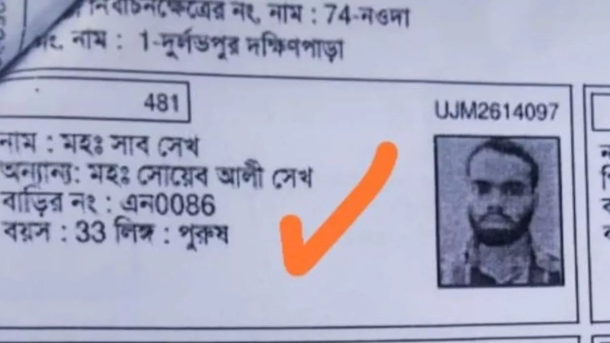 Arrested terror suspect’s name still in Murshidabad voter list despite removal request