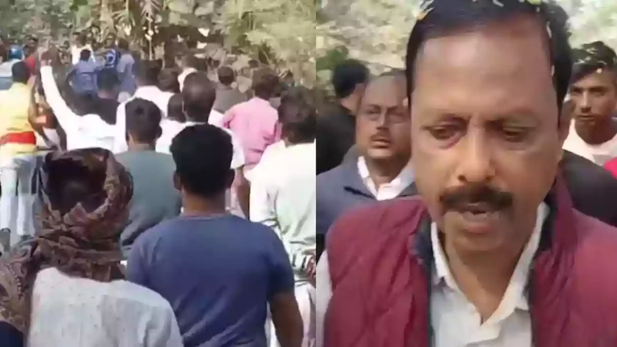 टीएमसी नेता अरबुल इस्लाम पर हमला, झंडा फहराने के दौरान भांगड़ में गाड़ी में तोड़फोड़
