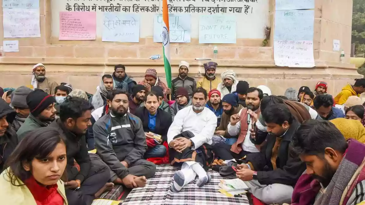 Prashant Kishor joins Bihar student protest over BPSC paper leak, urges Tejashwi Yadav to lead