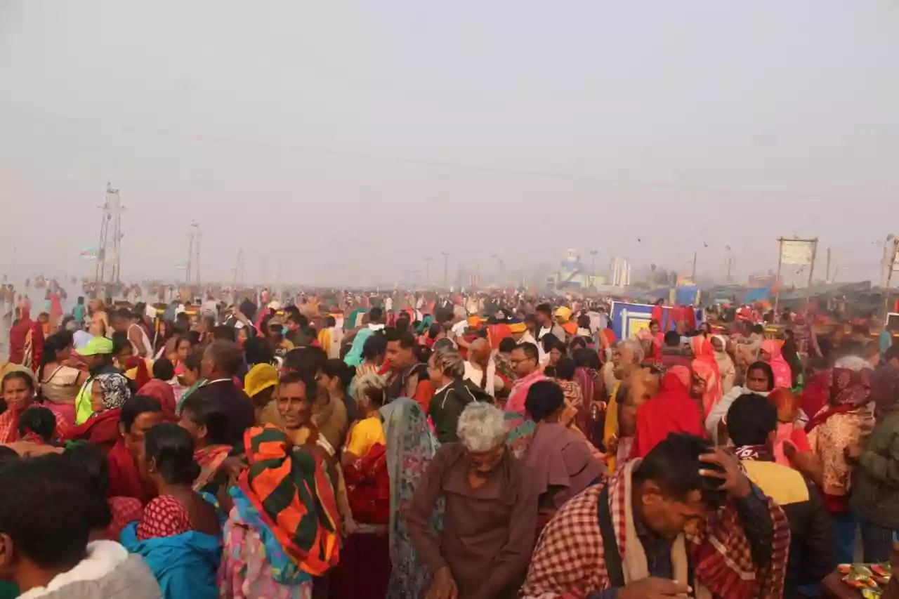 सागर तट पर उमड़ा आस्था का जनसैलाब अब तक 55 लाख लोगों ने किया पुण्य स्नान, सागर तट पर सुरक्षा के कड़े इंतजाम 