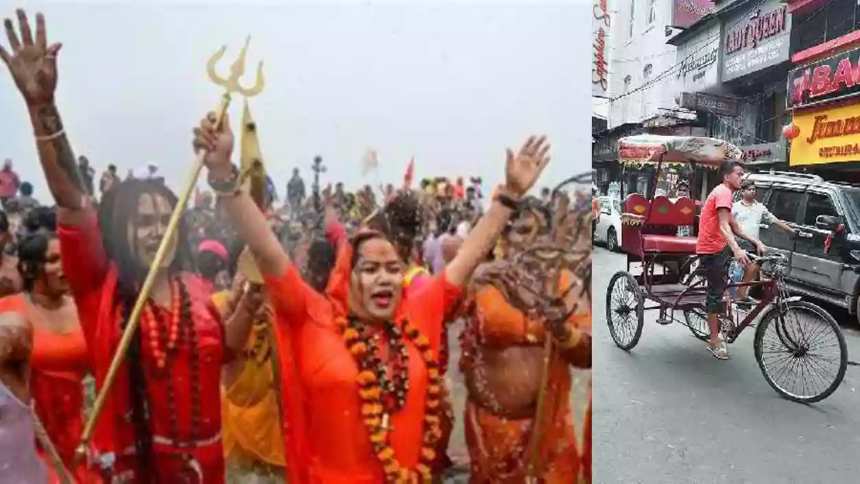 78-year-old from Krishnanagar travels to Maha Kumbh by rickshaw to advocate for river conservation
