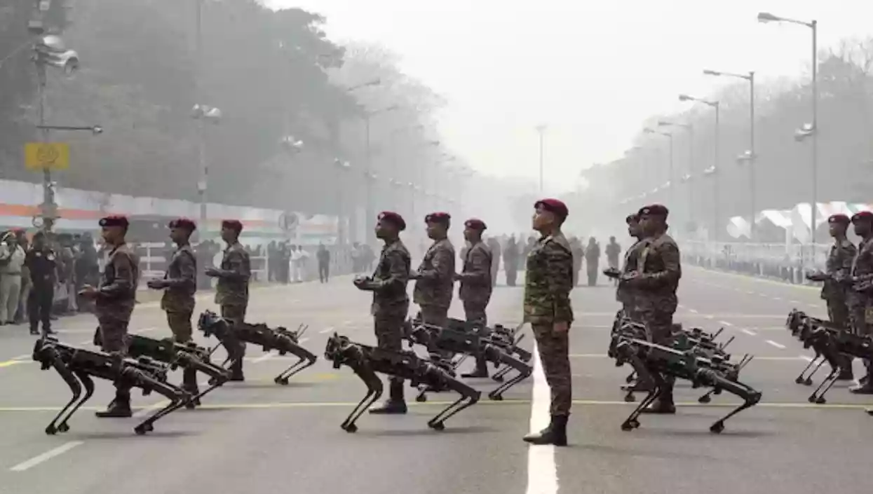 Robotic dog 'Sanjay' steals the show at Kolkata’s Republic Day parade