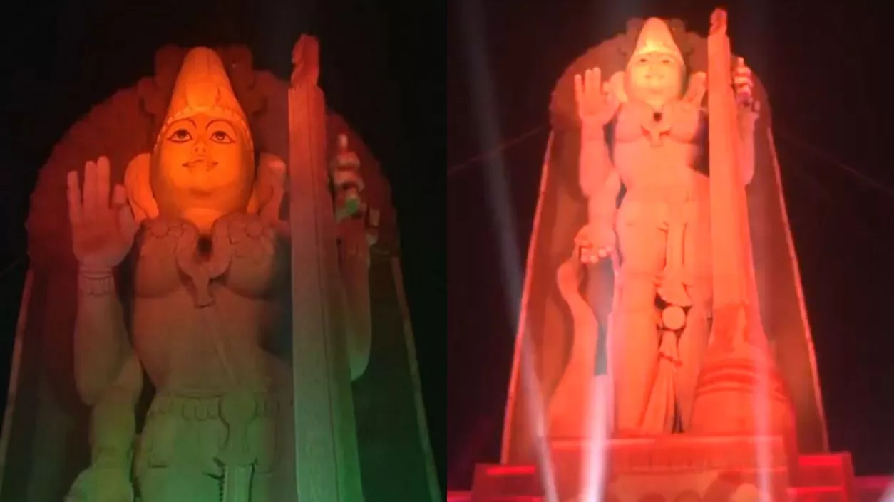 World's larget Saraswati Idol created in Bengal | See photos
