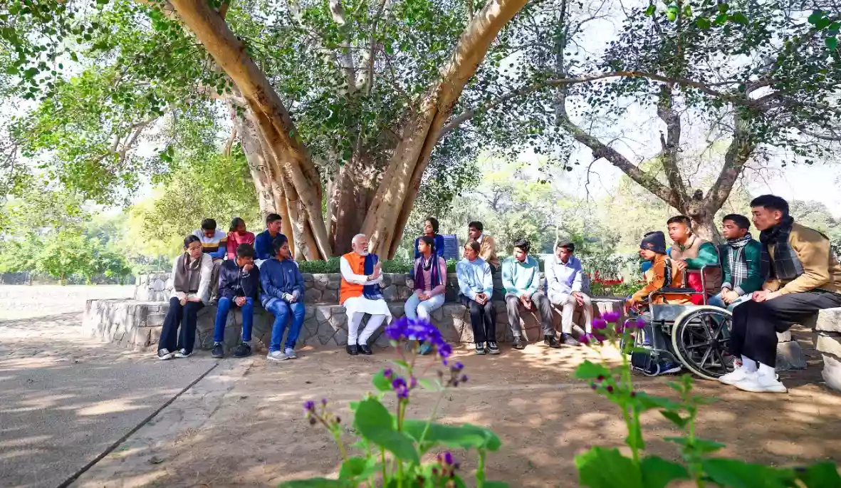 प्रधानमंत्री मोदी ने विद्यार्थियों से की परीक्षा पे चर्चा, कहा-बच्चों को जुनून तलाशने की आजादी हो