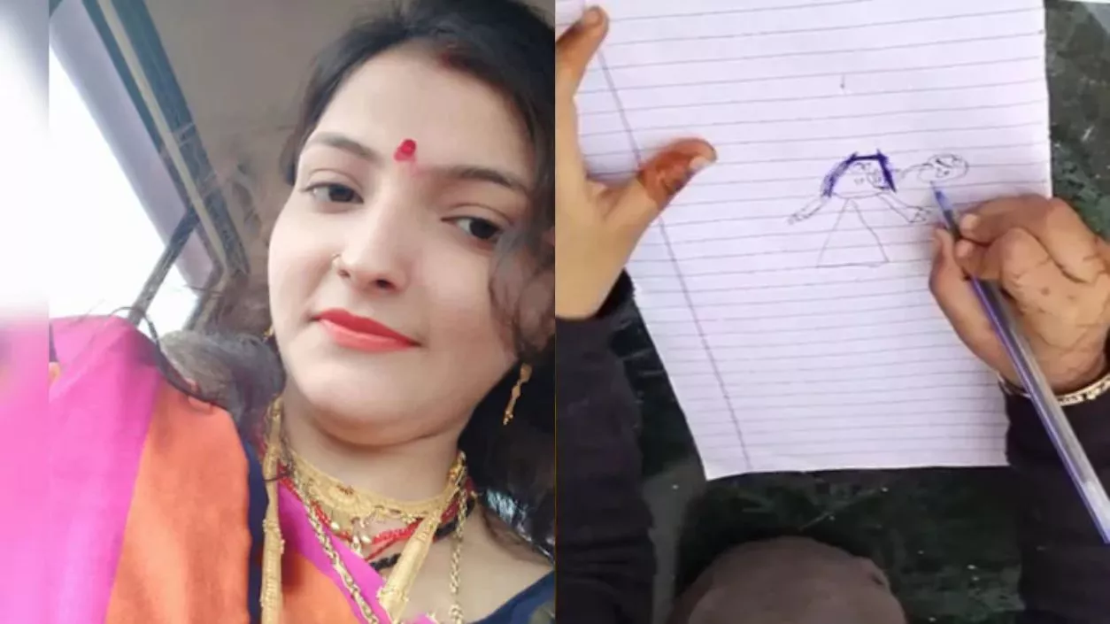 'Papa hit Mumma with stick, strangled and hanged her', 4-year-old's drawing leads UP police to arrest man
