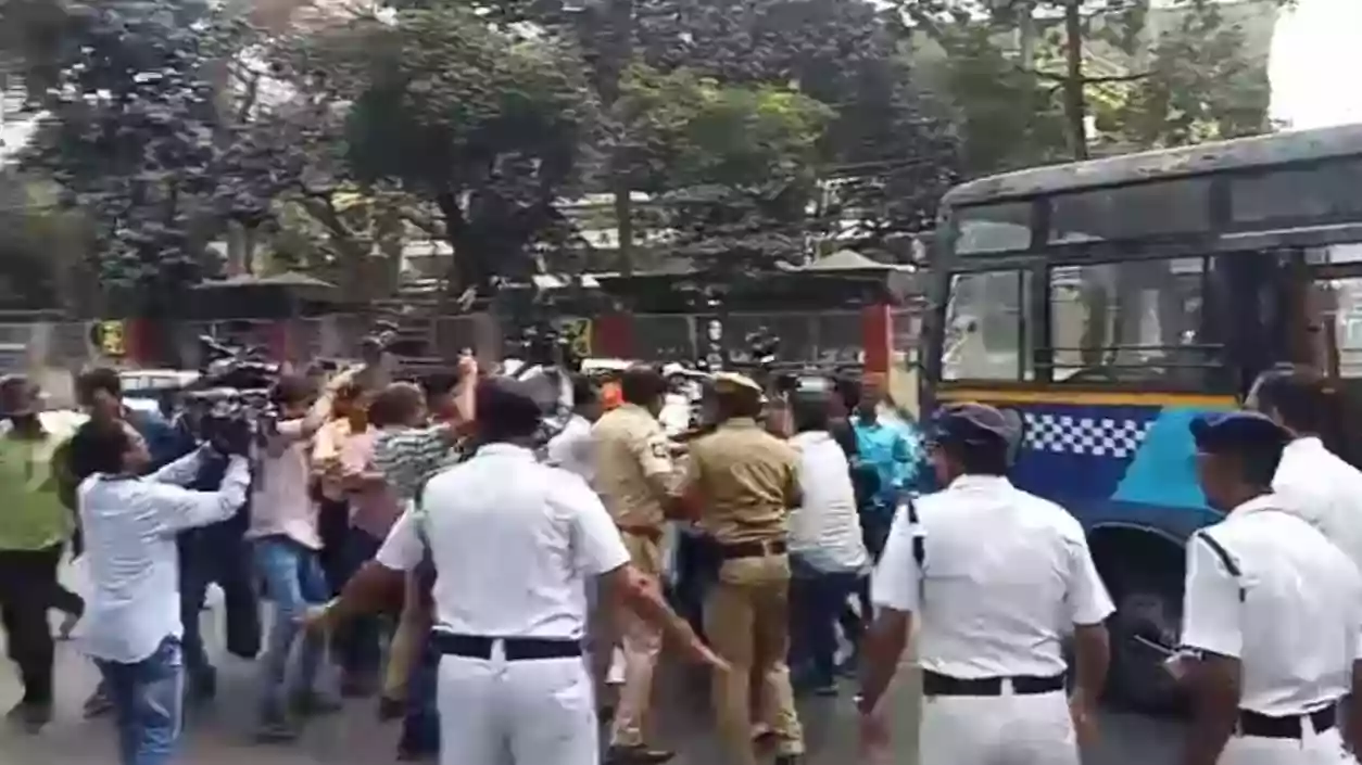 Massive clash at Assembly as ABVP protests CM Mamata’s ‘Mrityu Kumbh’ remark | Watch