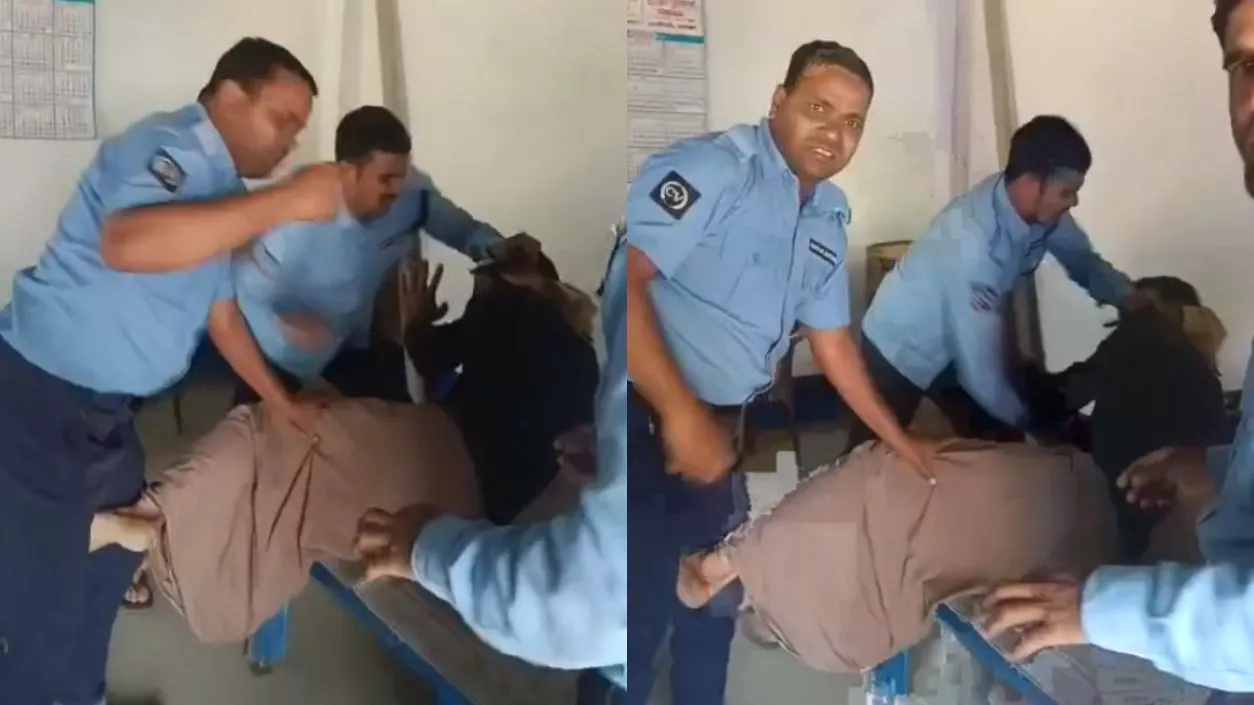Civic volunteer caught on camera assaulting truck driver for bribe | Watch video