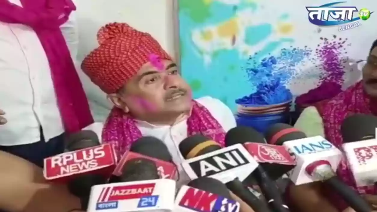 Suvendu Adhikari slams Mamata Govt for holding Holi meetings in police stations, calls it divisive politics | Watch