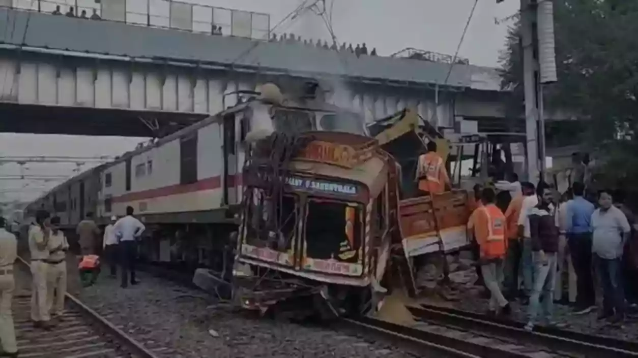 Passenger train collides with truck in Maharashtra, services disrupted