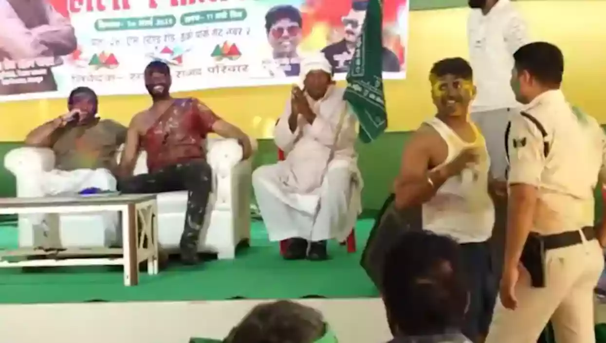 Cop who danced at holi party removed from Tej Pratap’s security