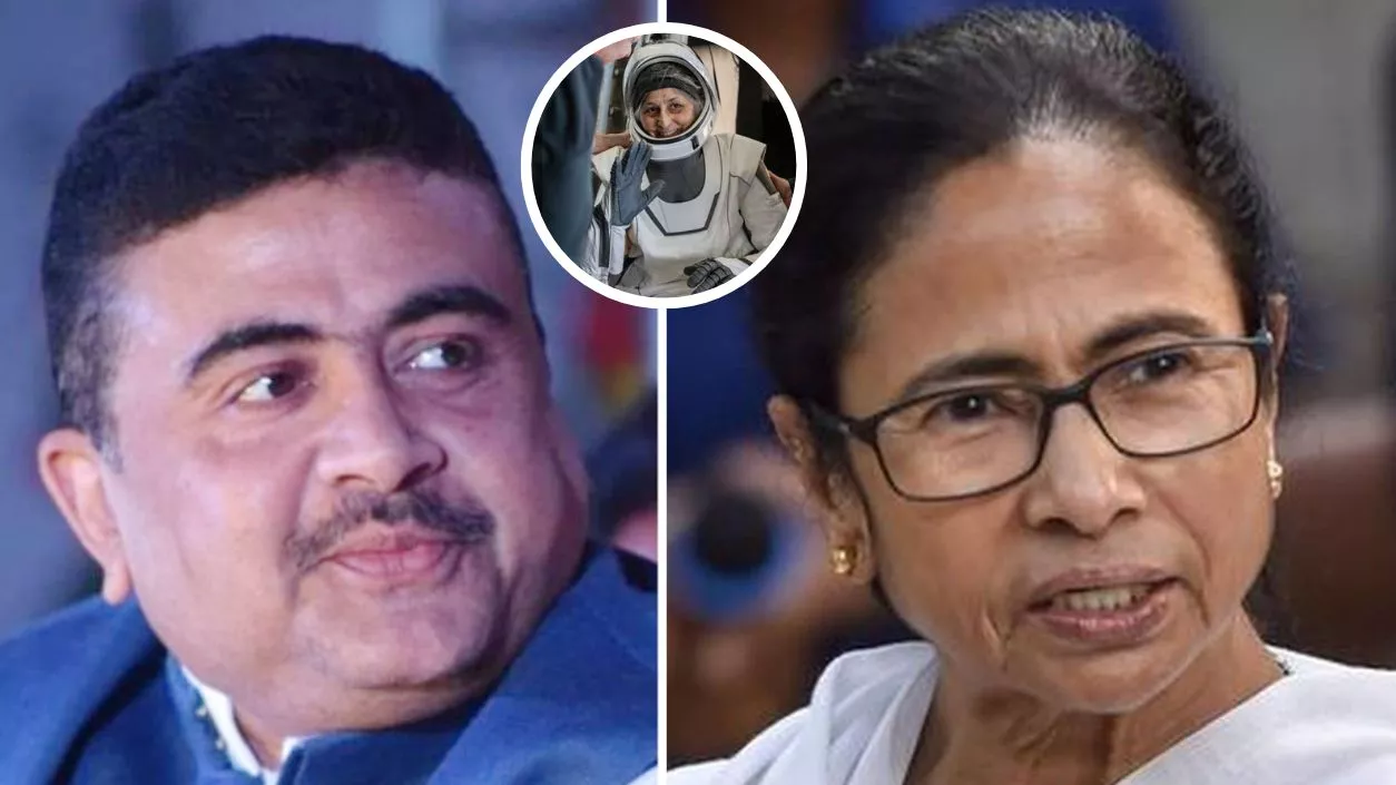 CM Mamata allegedly calls Sunita Williams ‘Sunita Chawla’; Suvendu Adhikari calls her ‘Foolish CM’