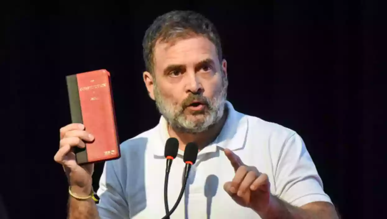 “Spreading poison”: BJP slams Rahul Gandhi for calling Constitution ‘thousands of years old’