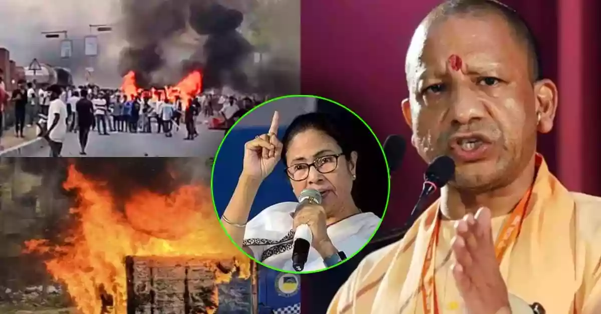 Yogi slams Bengal govt over Murshidabad violence, questions motive behind protest