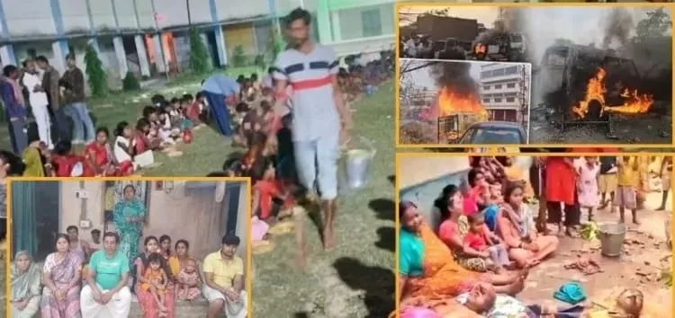 मुर्शिदाबाद में लौटे 140 लोग, शांति बहाल करने में जुटी पुलिस और बीएसएफ