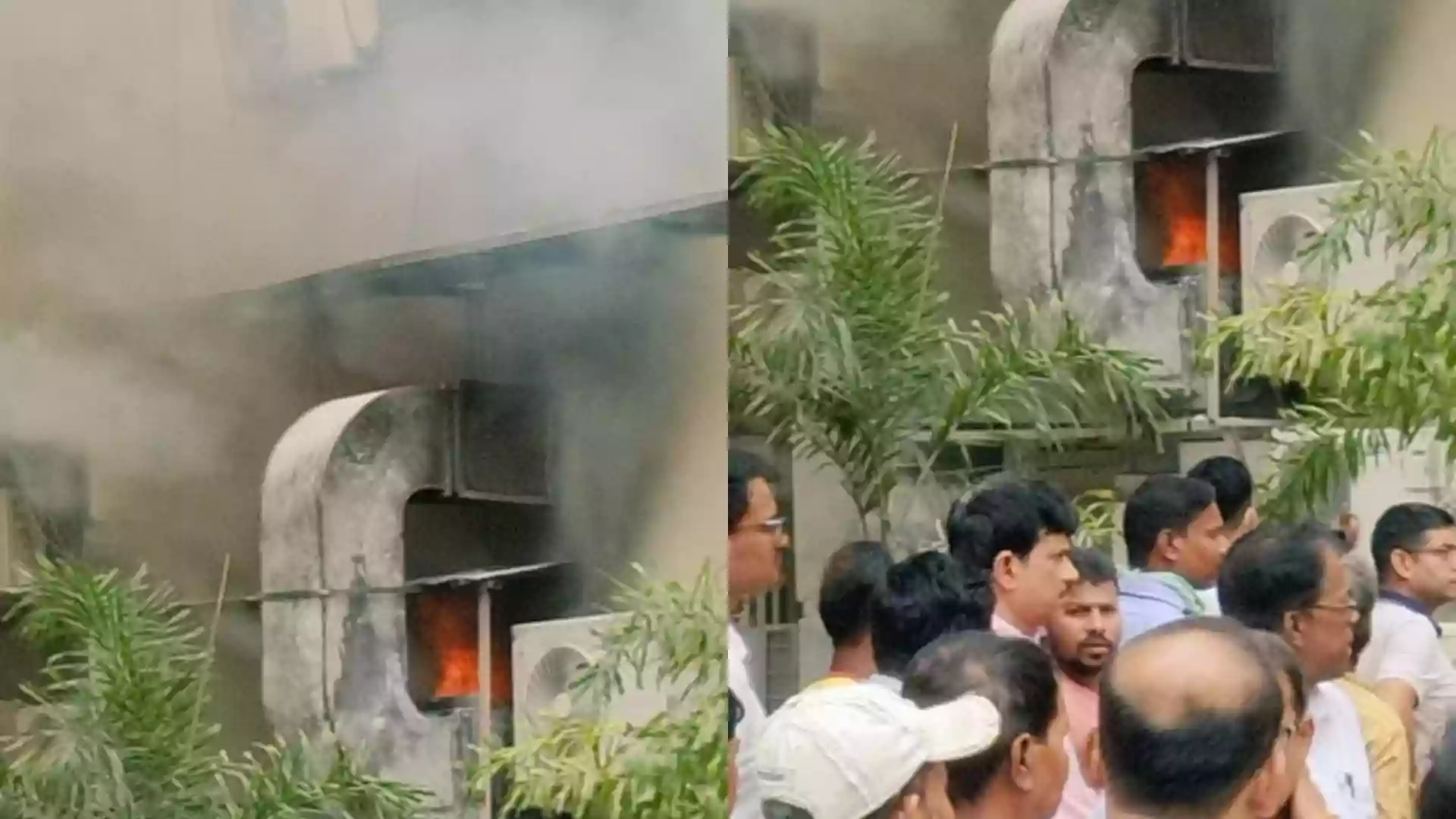 पार्क स्ट्रीट स्थित गुप्ता ब्रदर्स रेस्टोरेंट में लगी आग