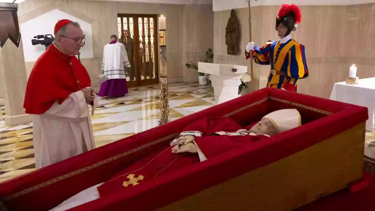 First images of Pope Francis' mortal remains released as Vatican prepares for historic funeral